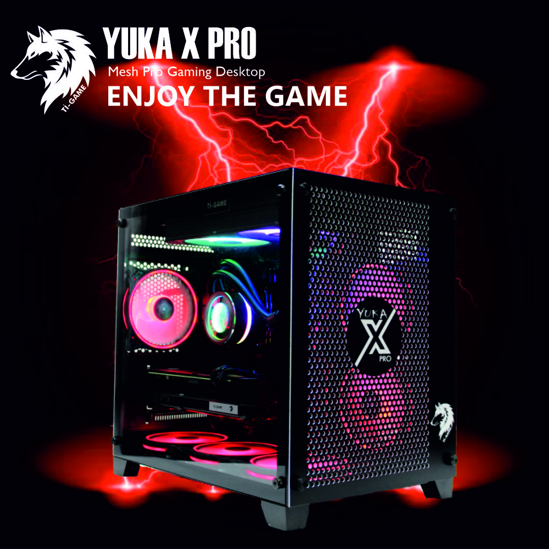 Tİ-GAME YUKA X PRO İ7-13700KF 32GB DDR5 ( 1x32GB DDR5 5600MHZ ) 1TB M.2 SSD (2100-1500MB/S)  RTX 4070 12GB 192BIT GDDR6X W11P 750W SIVI SOĞUTMA 2.5 GIGABIT ETHERNET MESH PRO GAMING PC